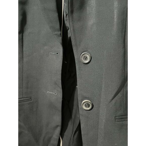 BOSS Hugo Boss black stretch wool all season blazer suit jacket size 2 A001596 - Picture 8 of 9